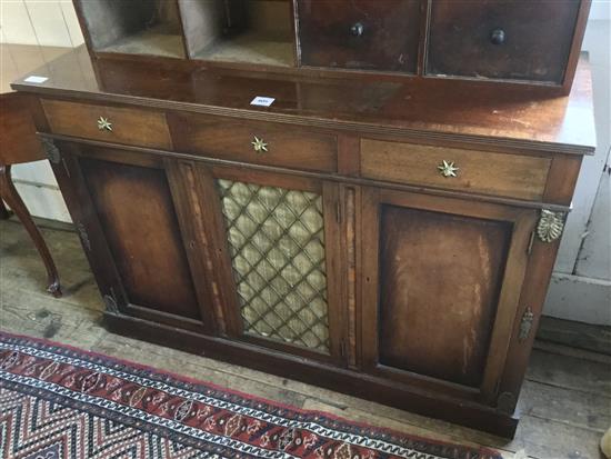 Mahogany sideboard(-)